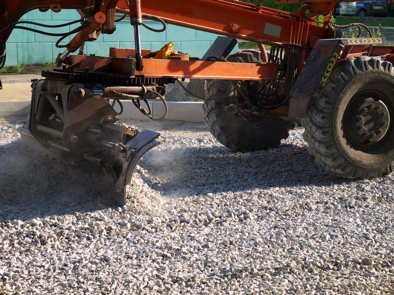 Gravel Pad in Construction