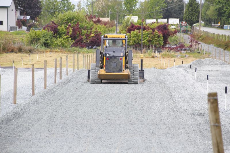 Equipment on Gravel Pad